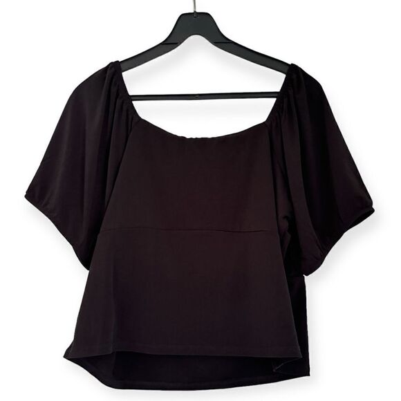 Torrid Studio Knit Sweetheart Smocked Back Stretch Crop Top Size 1X - Picture 5 of 8